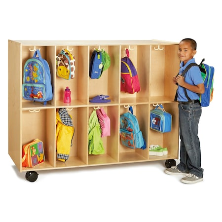 Jonti-Craft 20 Section Mobile Backpack Cubbie 3946JC
